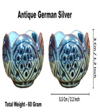 Sigaram Antique German Silver Kum Kum Cup Without Lay For Home Pooja Decor K4381