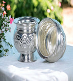 Sigaram German Silver 2.5 Inch Kum Kum Bharani Cup For Home Pooja Decor K2514