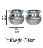 Sigaram Pure german silver kumkum cup for pooja K2522