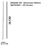 Sigaram 10 Inch German silver Plain Stick, For Kalash Decoration K4133