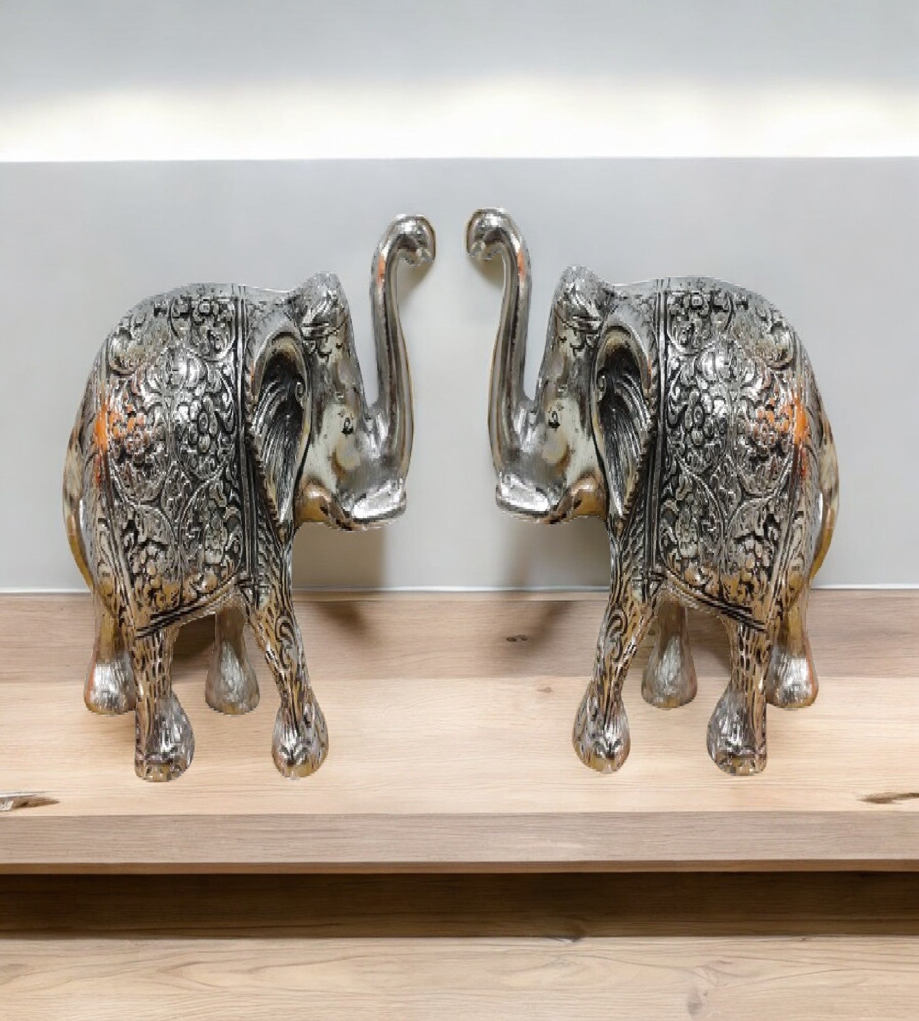 Sigaram 4 Inch Metal Elephant For Home Pooja Decore K4440