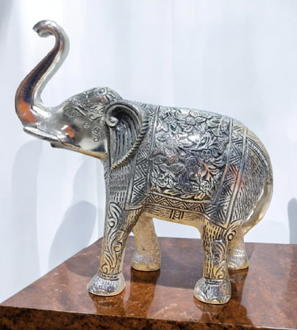 Sigaram 10.5 Ich Metal Elephant For Home Pooja Decore K4446