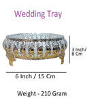 Sigaram 6 Inch Wedding Tray For Pooja Festival and Wedding Ceremany K4451