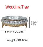 Sigaram 8 Inch Wedding Tray For Pooja Festival and Wedding Ceremany K4457